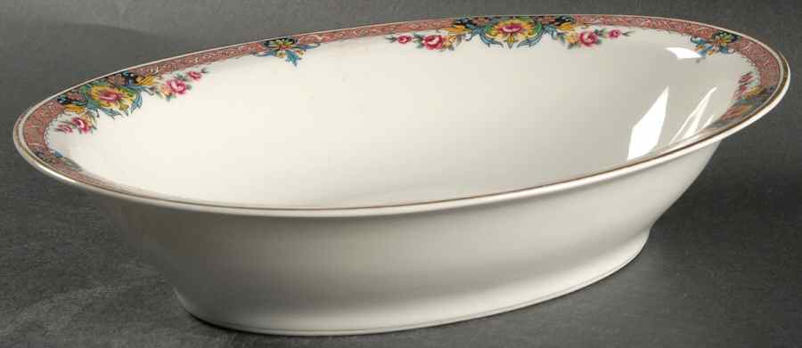 Geneva 10" Oval Vegetable Bowl by Haviland-1
