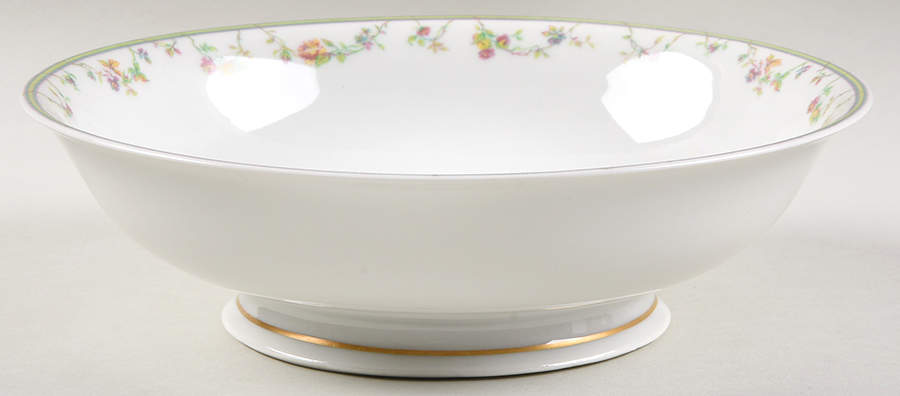 Genevieve 9" Round Vegetable Bowl by Haviland-1