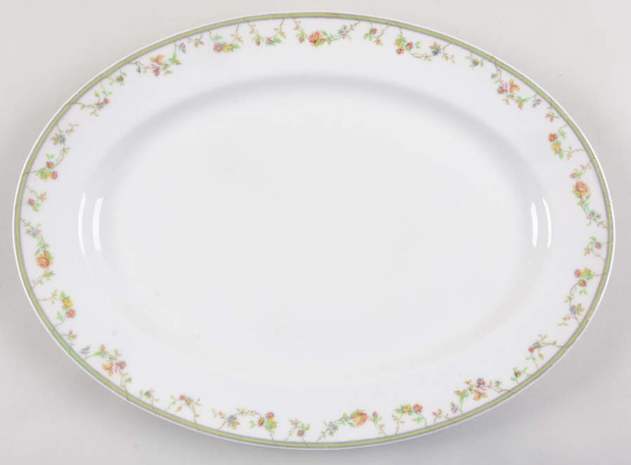 Genevieve 13" Oval Serving Platter by Haviland-1