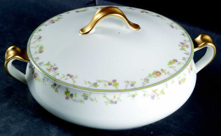 Genevieve Round Covered Vegetable by Haviland-1