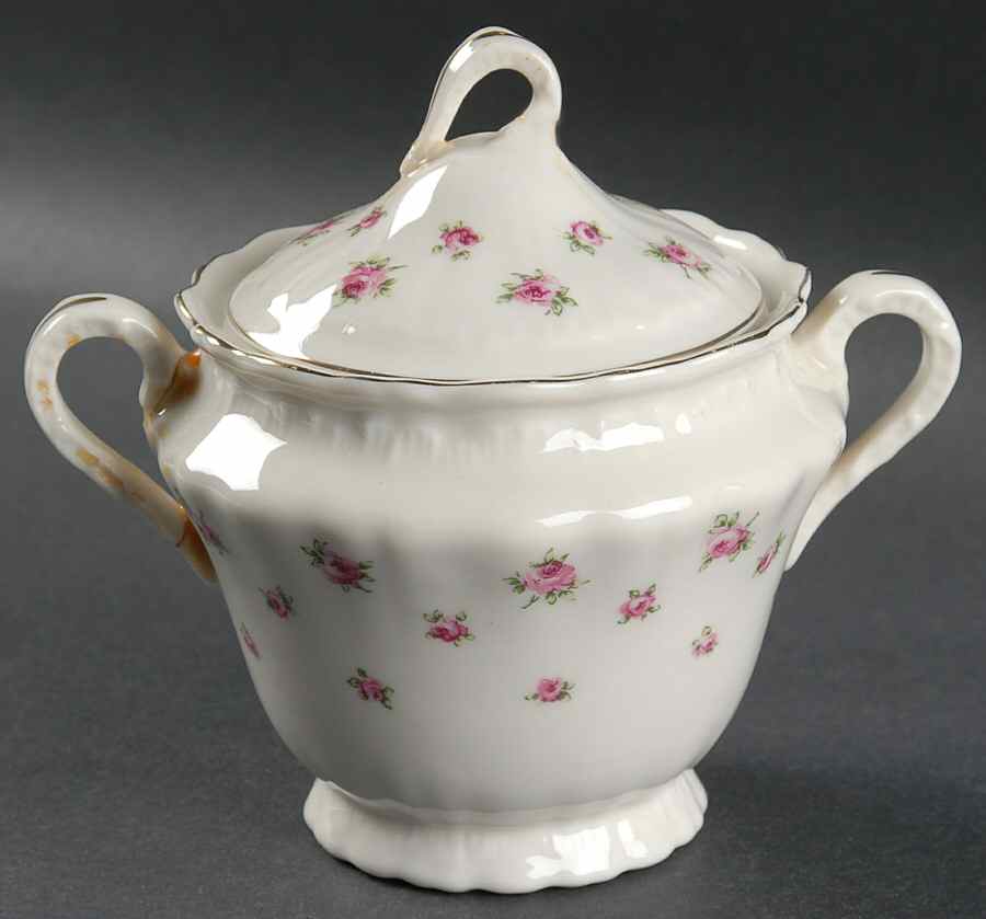 Georgia Sugar Bowl & Lid by Haviland-1