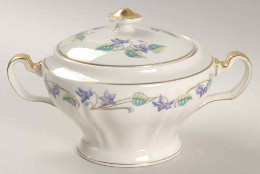 Glenbrook Sugar Bowl & Lid by Haviland-1