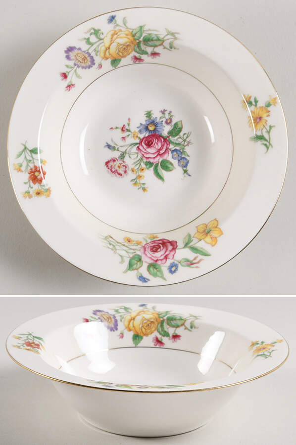 Glendale Rim Cereal Bowl by Haviland-1