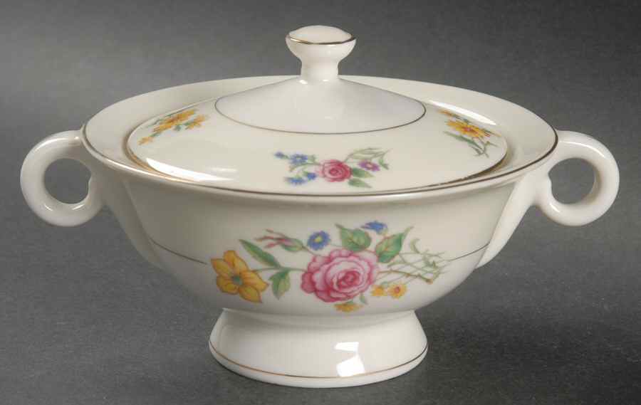 Glendale Sugar Bowl & Lid by Haviland-1