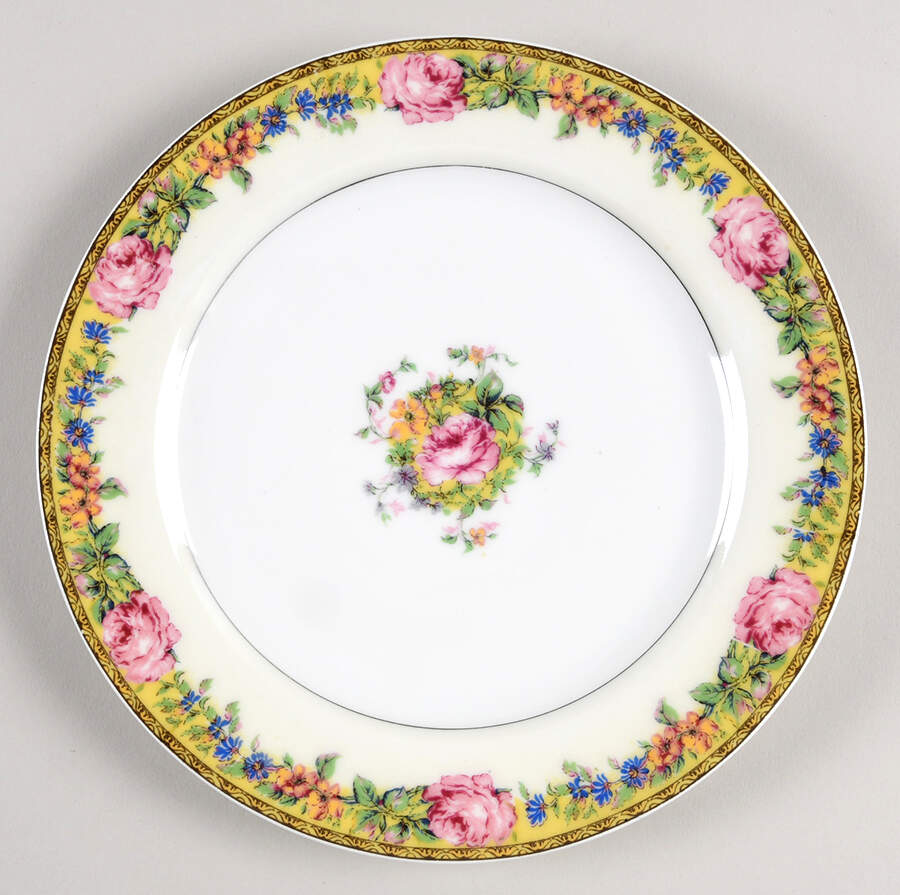 Gloria (France) Salad Plate by Haviland-1