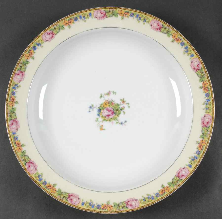 Gloria (France) Deep Round Platter by Haviland-1