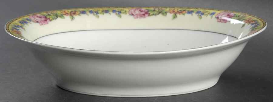 Gloria (France) 9" Oval Vegetable Bowl by Haviland-1