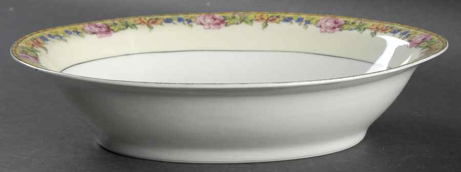 Gloria (France) 10" Oval Vegetable Bowl by Haviland-1
