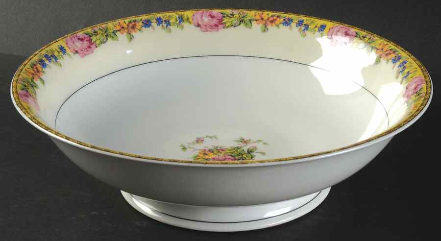 Gloria (France) 9" Round Vegetable Bowl by Haviland-1