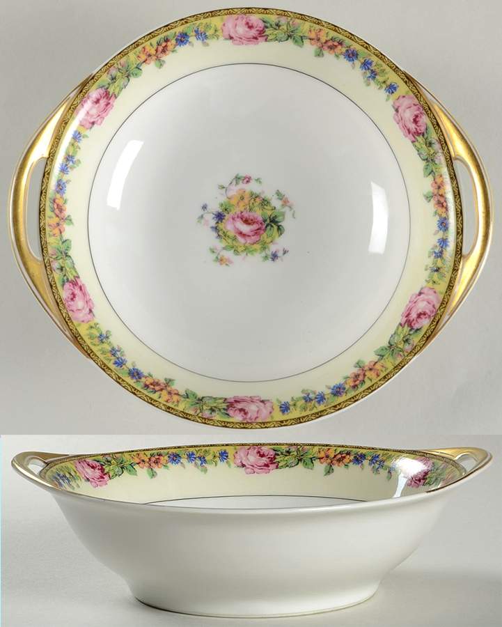 Gloria (France) 8" Round Vegetable Bowl by Haviland-1