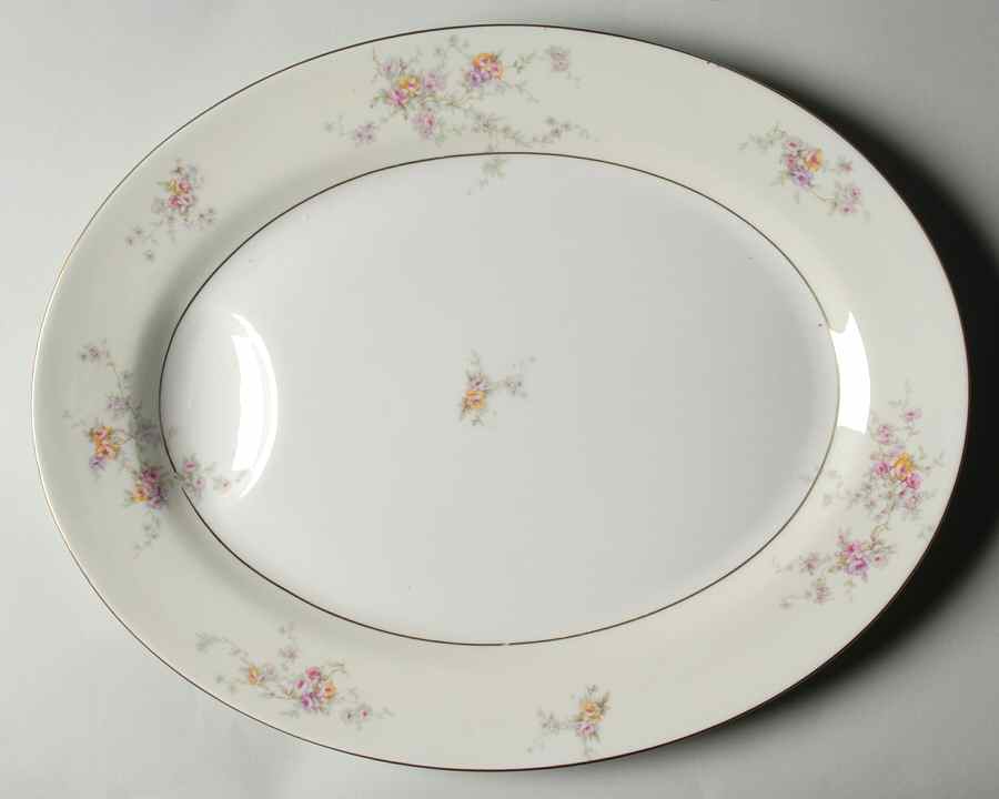 Gloria (New York) 16" Oval Serving Platter by Haviland-1