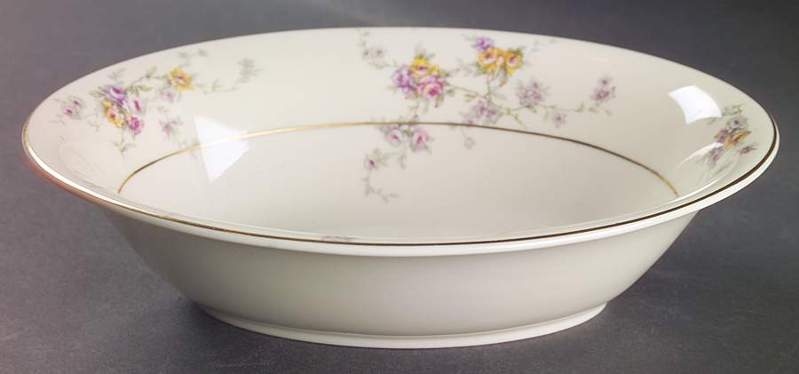 Gloria (New York) 9" Oval Vegetable Bowl by Haviland-1