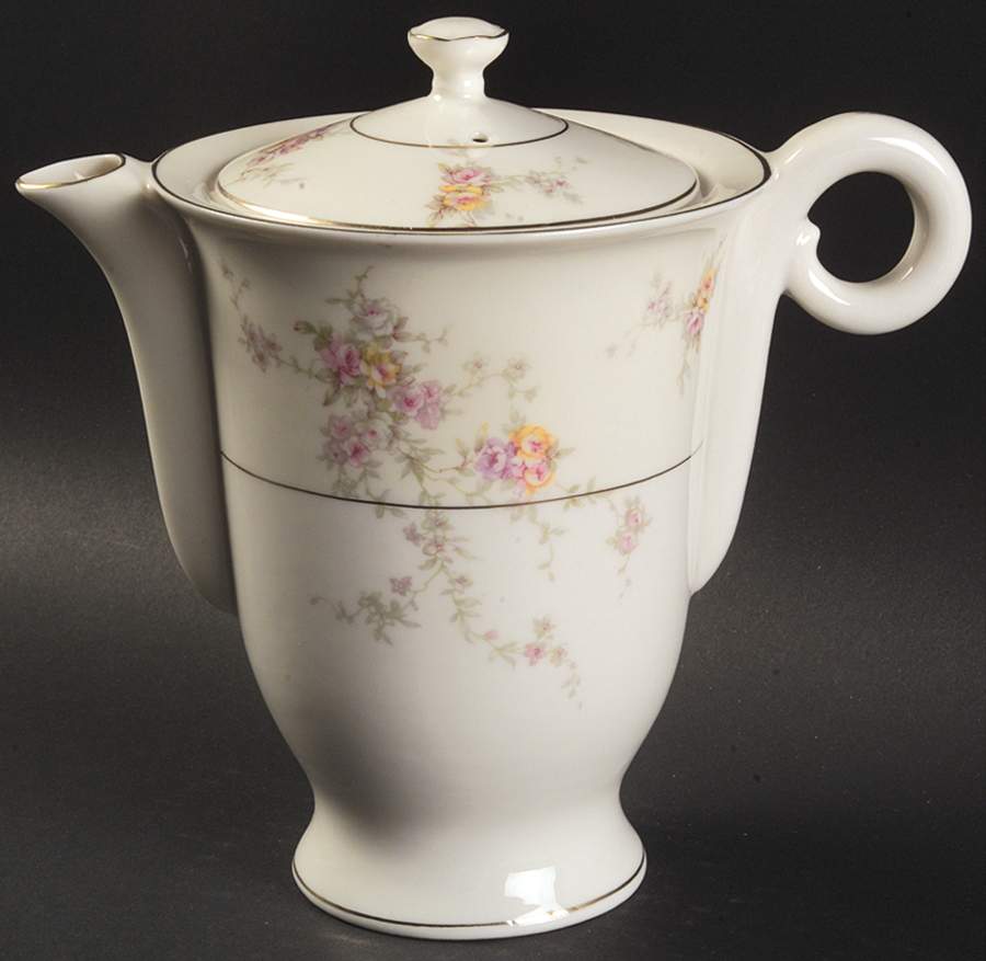 Gloria (New York) Coffee Pot & Lid by Haviland-1
