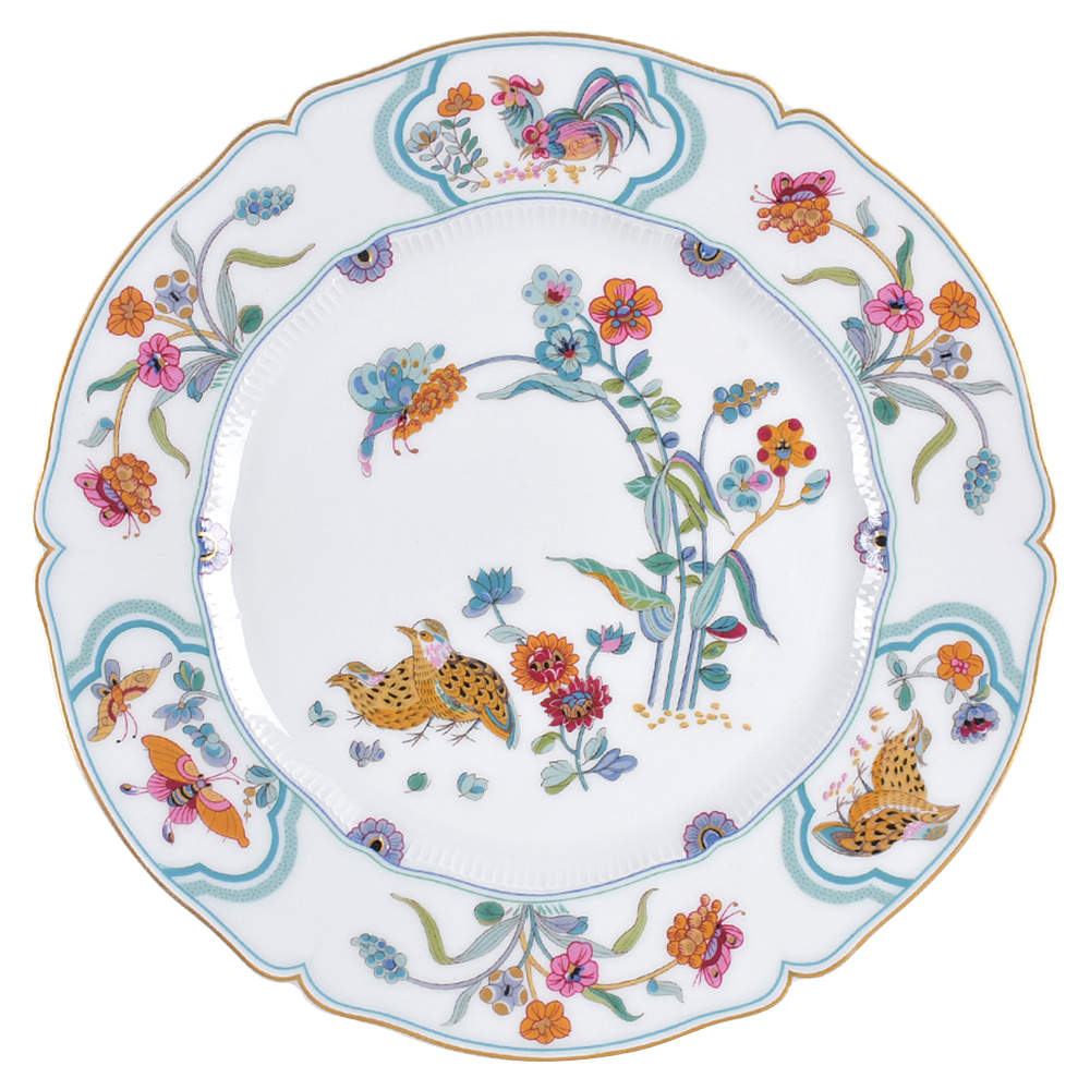 Golden Quail Dinner Plate by Haviland-1