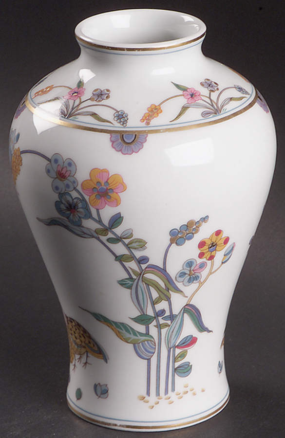 Golden Quail 6" Vase by Haviland-1