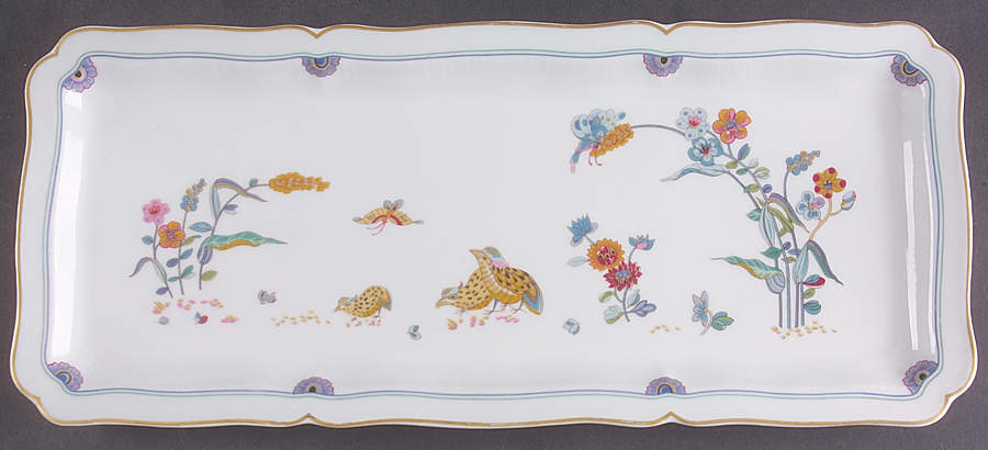 Golden Quail Large Sandwich Tray by Haviland-1