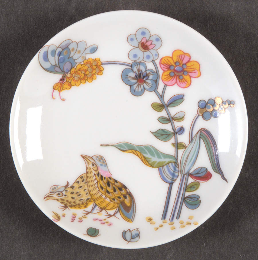 Golden Quail Butter Pat by Haviland-1