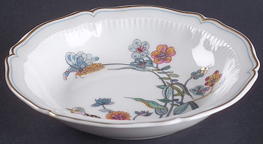 Golden Quail Rim Fruit/Dessert (Sauce) Bowl by Haviland-1