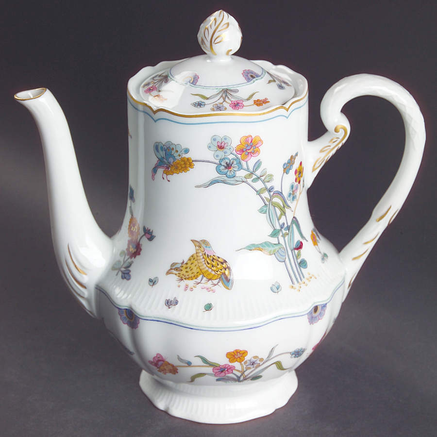 Golden Quail Small Coffee Pot & Lid by Haviland-1