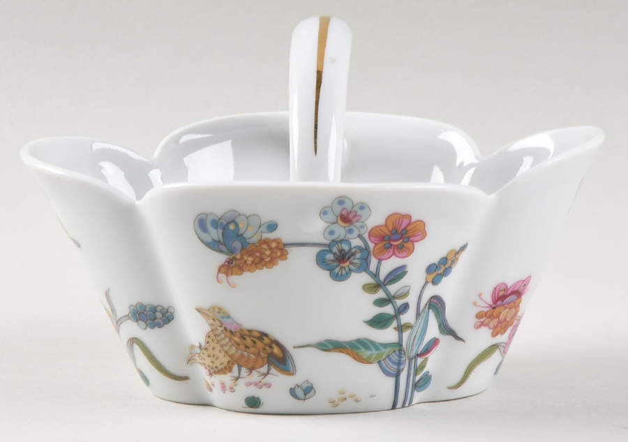 Golden Quail 5" Handled Basket by Haviland-1