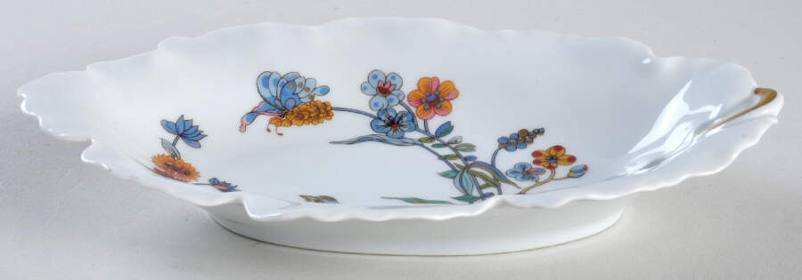Golden Quail 7" Leaf Dish by Haviland-1