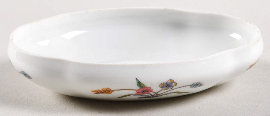Golden Quail 5" Oval Box No Lid by Haviland-1