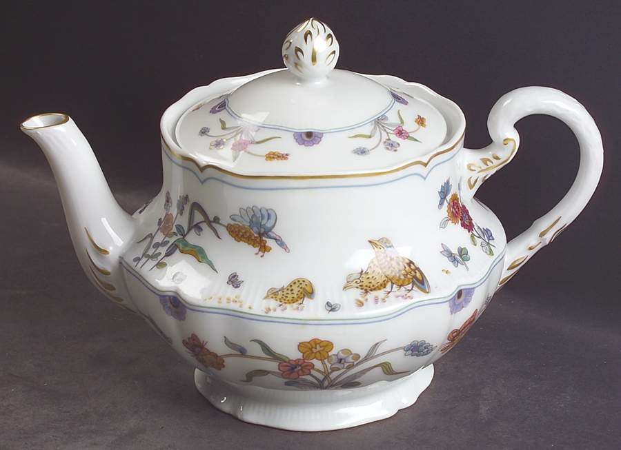 Golden Quail Teapot & Lid by Haviland-1