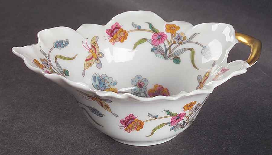 Golden Quail 6" Leaf Bowl by Haviland-1