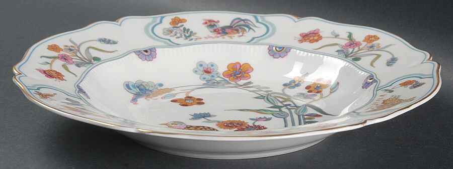 Golden Quail Large Rim Soup Bowl by Haviland-1