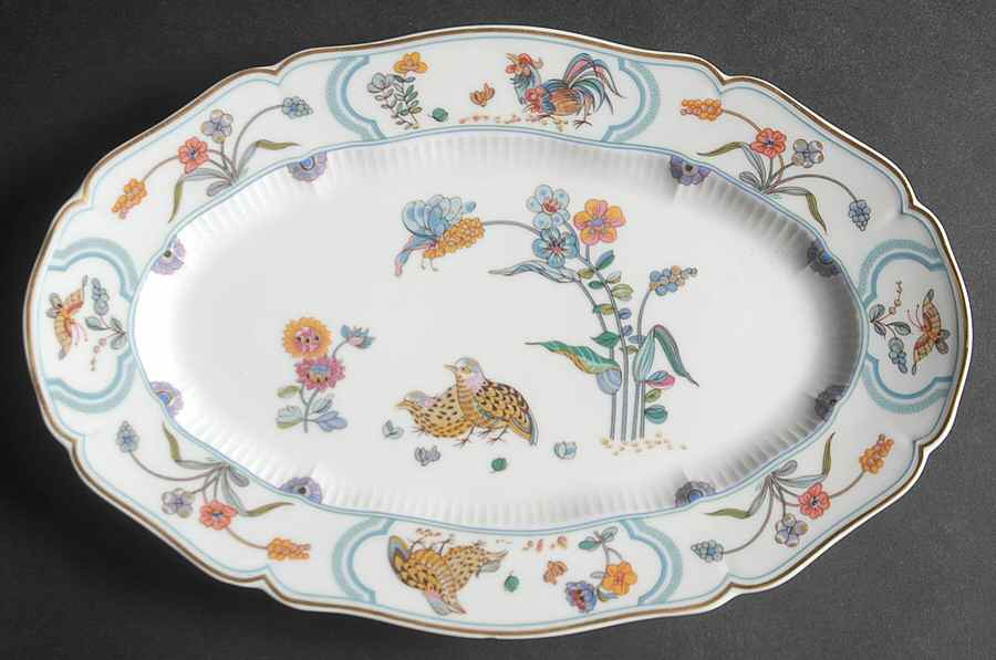 Golden Quail Pickle Dish by Haviland-1