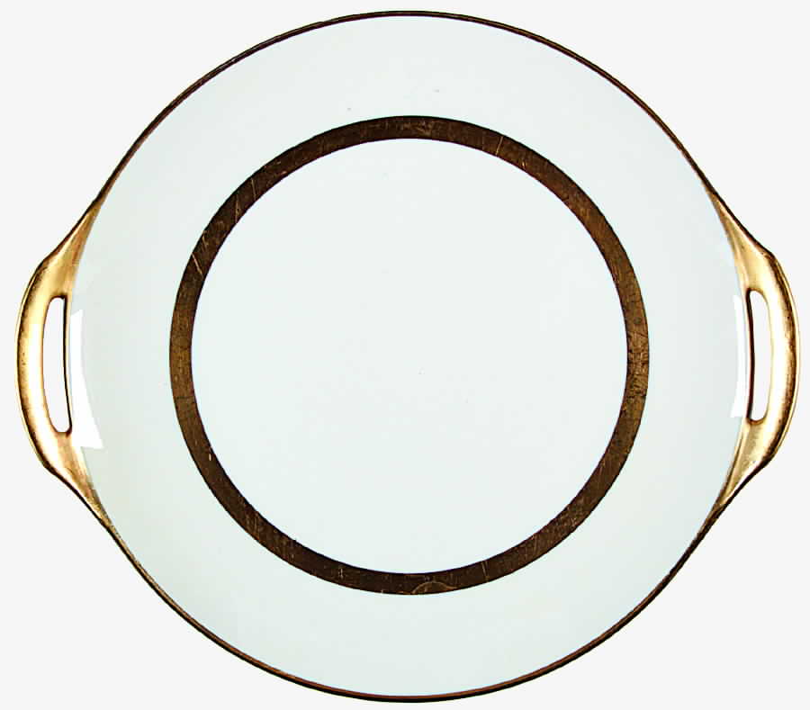 Gotham Handled Cake Plate by Haviland-1