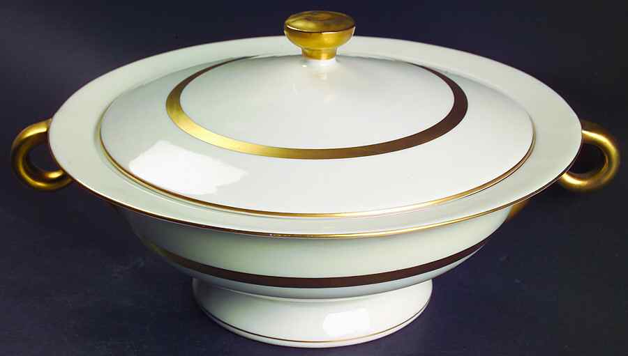Gotham Round Covered Vegetable by Haviland-1