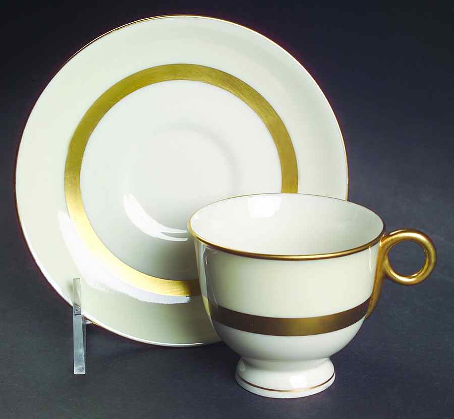 Gotham Footed Demitasse Cup & Saucer Set by Haviland-1