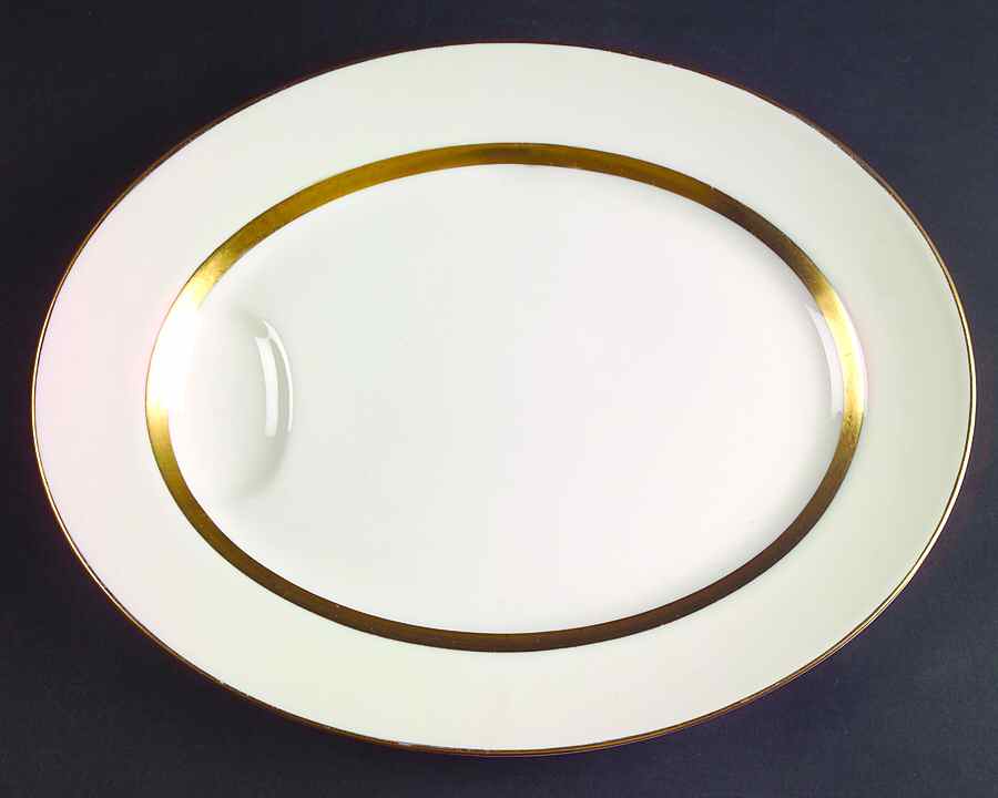 Gotham 11" Oval Serving Platter by Haviland-1