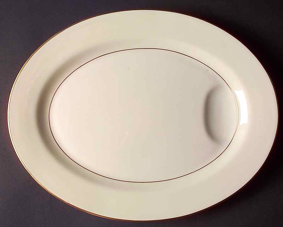 Gramercy 14" Oval Serving Platter by Haviland-1