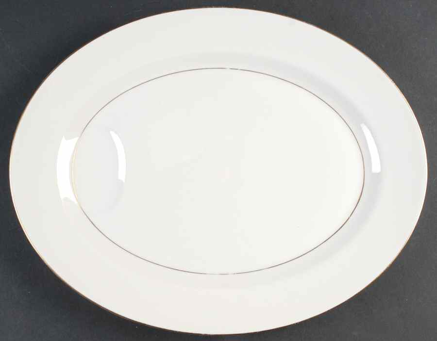 Gramercy 13" Oval Serving Platter by Haviland-1