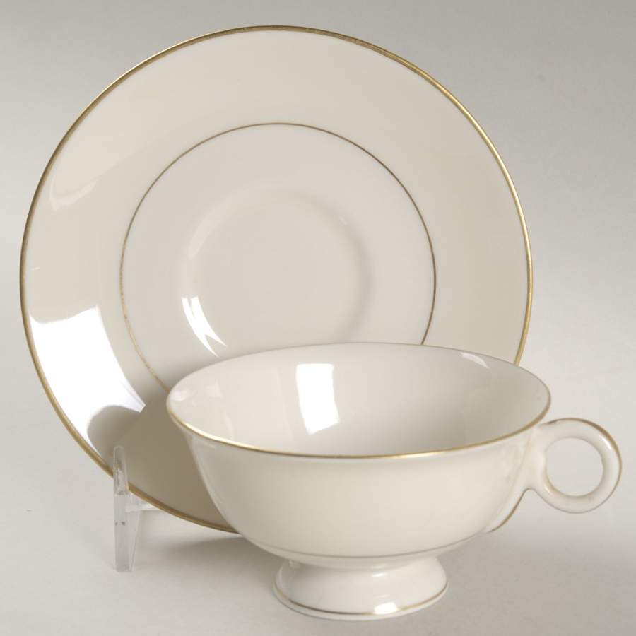 Gramercy Footed Cup & Saucer Set by Haviland-1