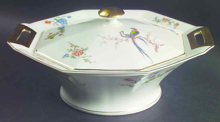 Granville Octagonal Covered Vegetable by Haviland-1