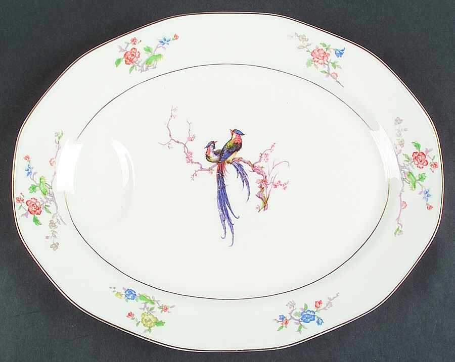 Granville 14" Oval Serving Platter by Haviland-1