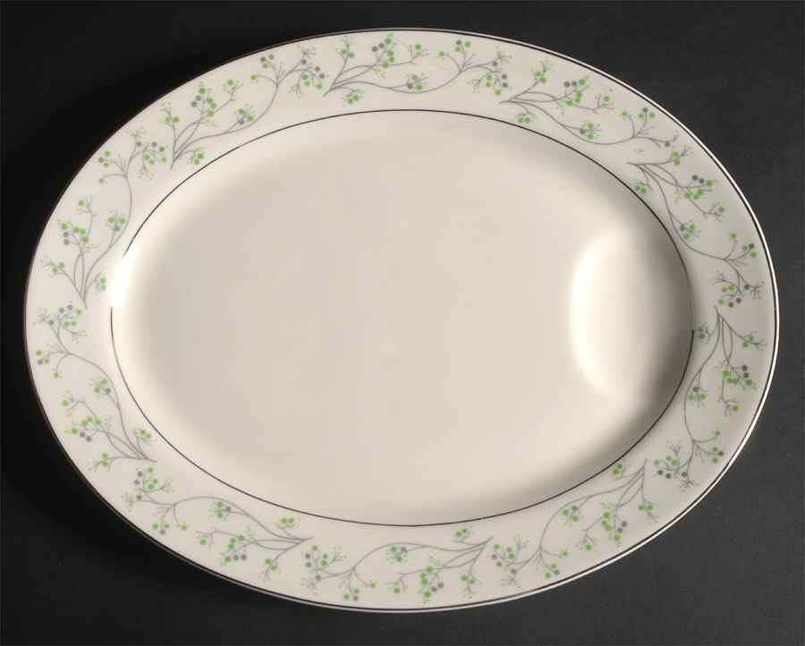 Greenbrier 14" Oval Serving Platter by Haviland-1