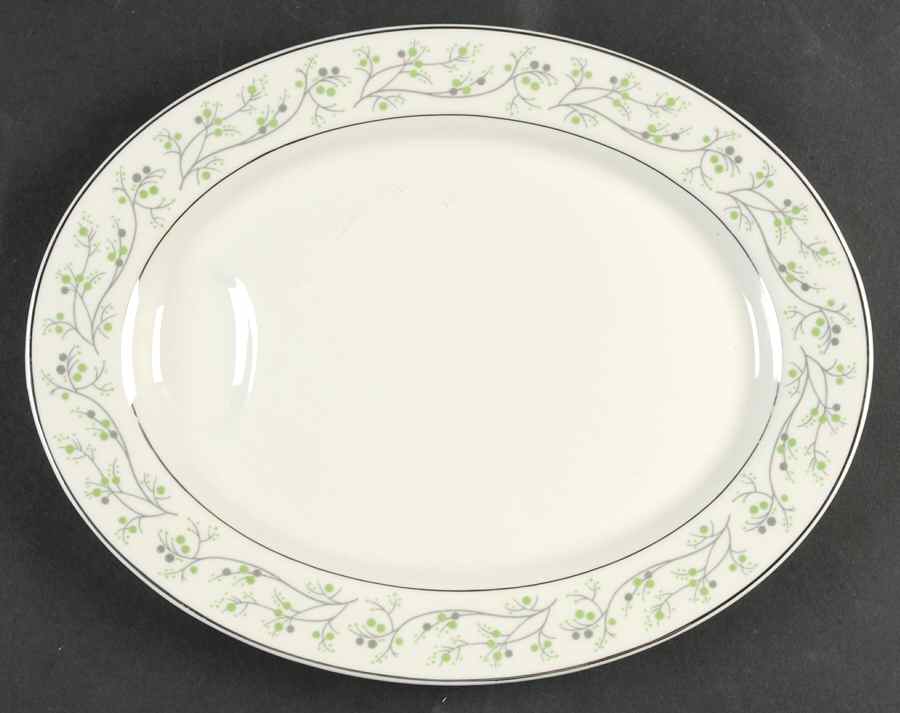 Greenbrier 11" Oval Serving Platter by Haviland-1