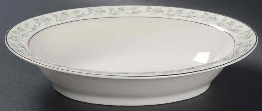 Greenbrier 9" Oval Vegetable Bowl by Haviland-1