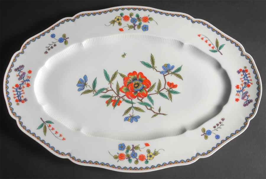 Grenada 18" Oval Serving Platter by Haviland-1