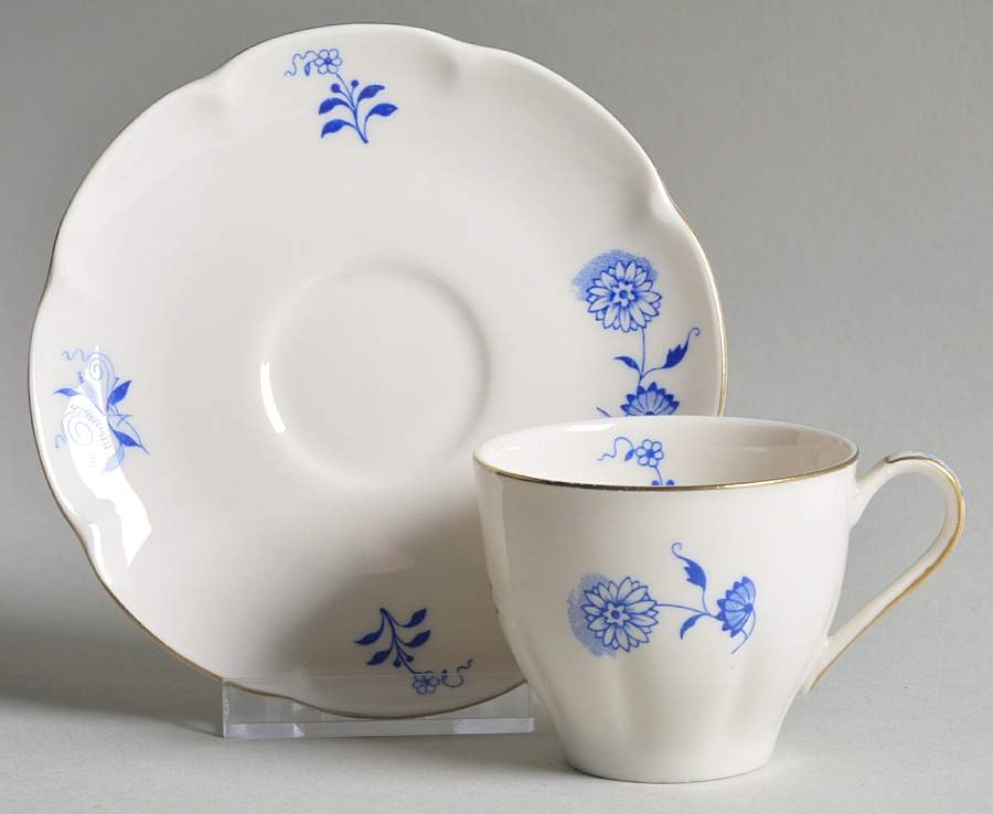 Gretna Flat Demitasse Cup & Saucer Set by Haviland-1