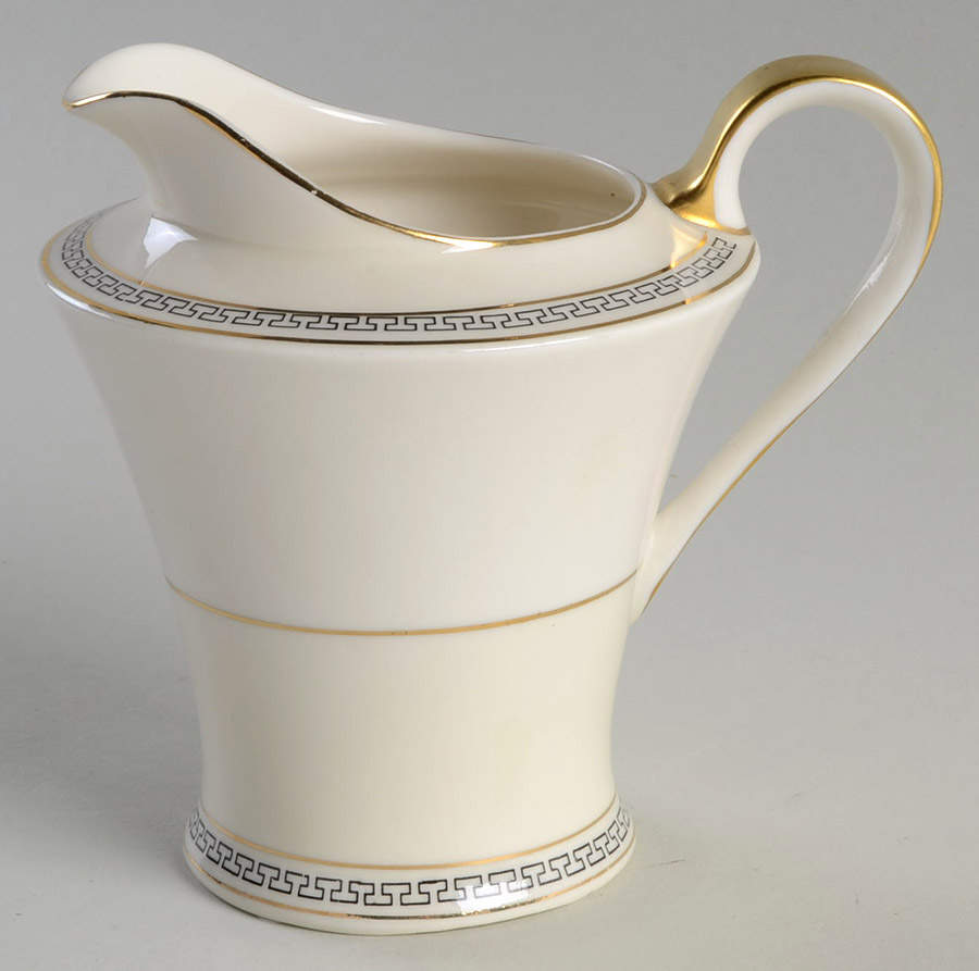Greek Key Creamer by Haviland-1