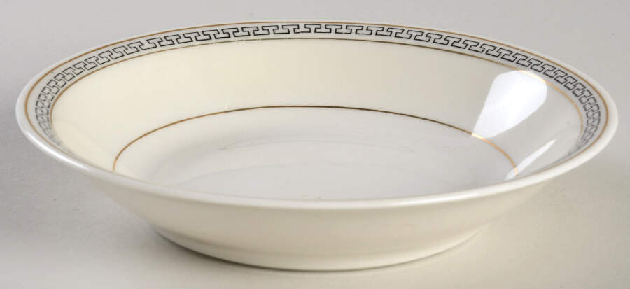 Greek Key Fruit/Dessert (Sauce) Bowl by Haviland-1