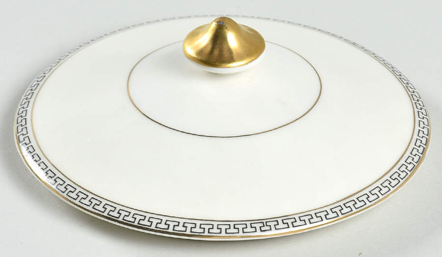 Greek Key Lid for Sugar Bowl by Haviland-1