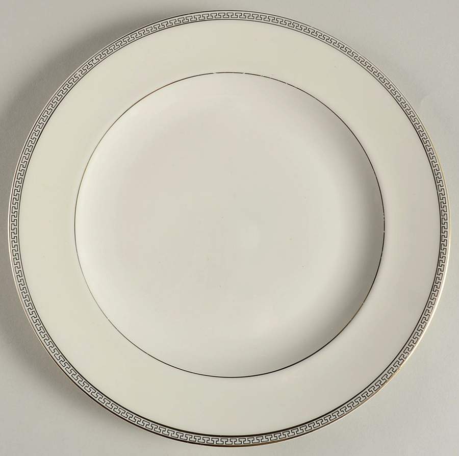 Greek Key Dinner Plate by Haviland-1