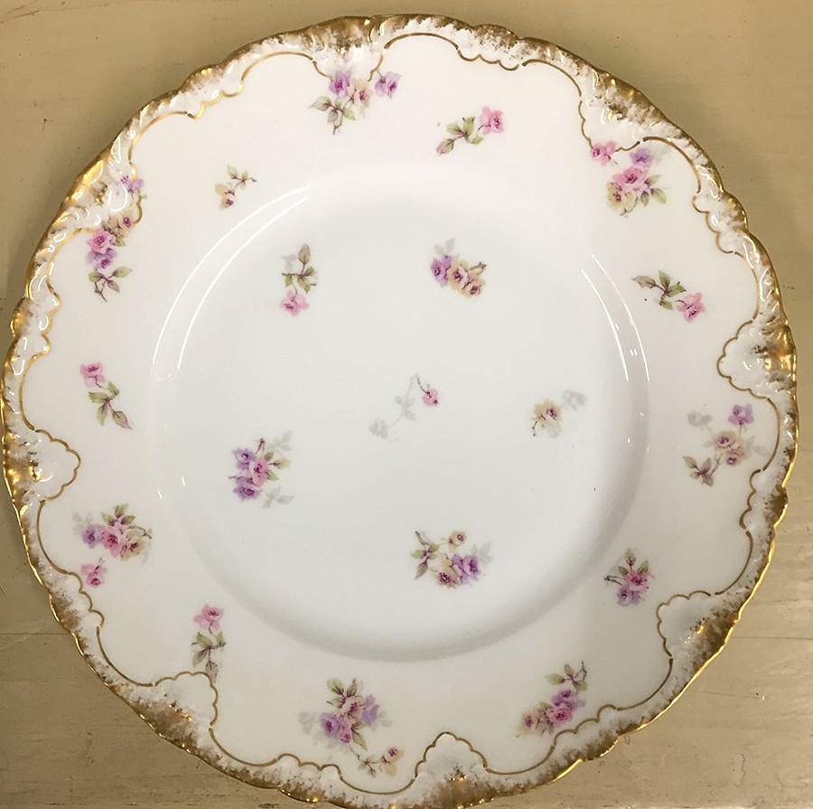 H104 Luncheon Plate by Haviland-1