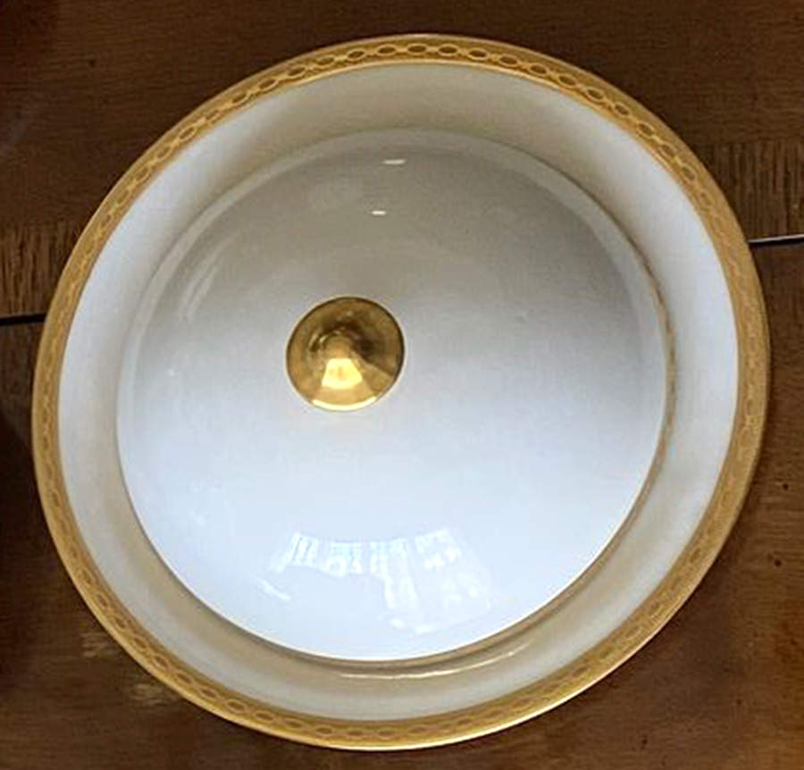 H105 Round Covered Butter by Haviland-1